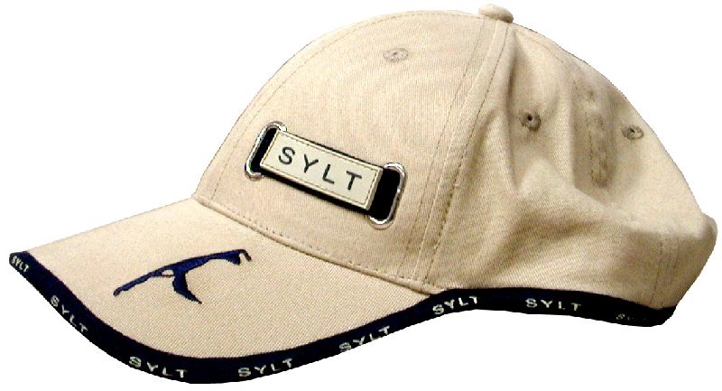 CAP BEIGE//RAND TEXT SYLT