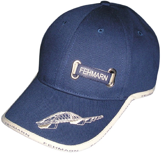 CAP NAVY/RANDTEXT:FEHMARN
