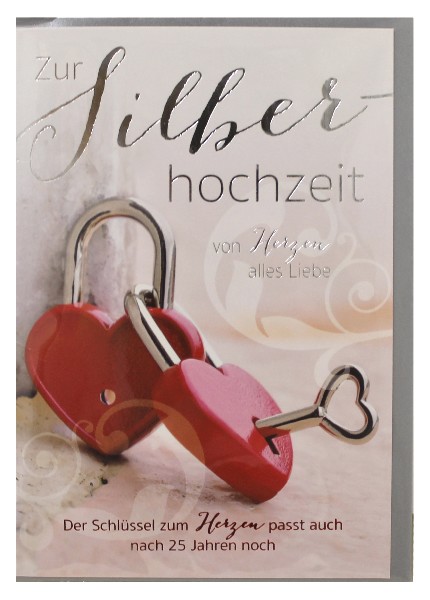 [284463] KARTE, SILBERHOCHZEIT