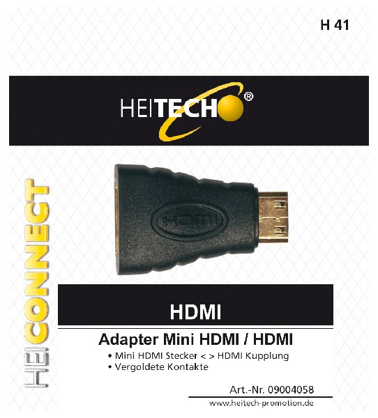 ADAPTER MINI HDMI/HDMI SB