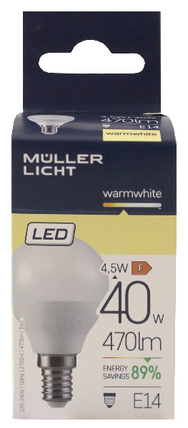 KUGEL,LED-SMD,E14,4,5W,SB