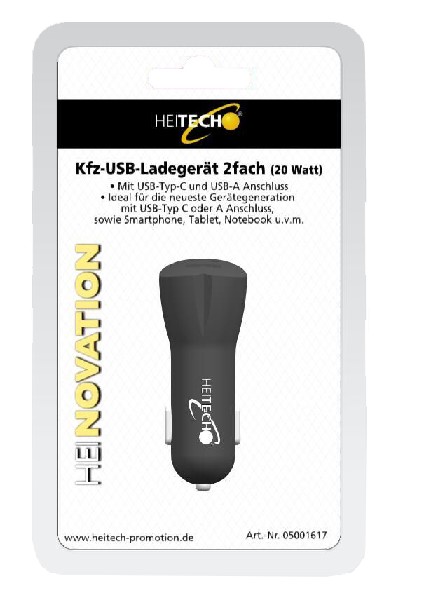 [613481] KFZ-USB-LADEGERÄT,2FA. SB