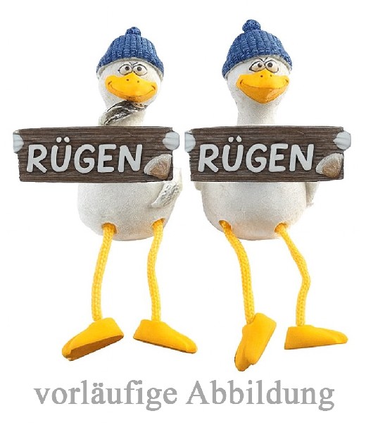 MÖWE,KANTENHOCKER,RÜGEN