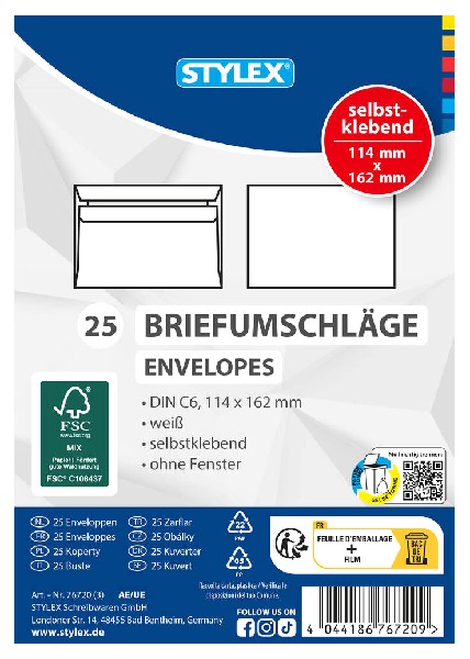 [277312] BRIEFUM. C6/SK/WSS/ 25 ER