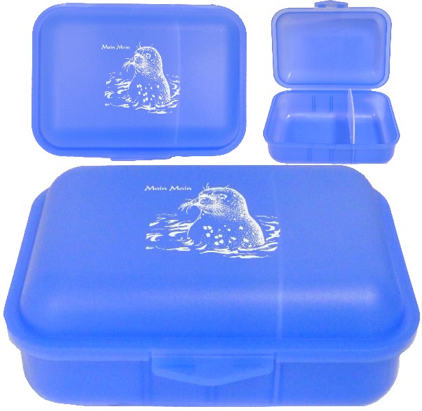 LUNCHBOX BLAU M.TRENNSTEG