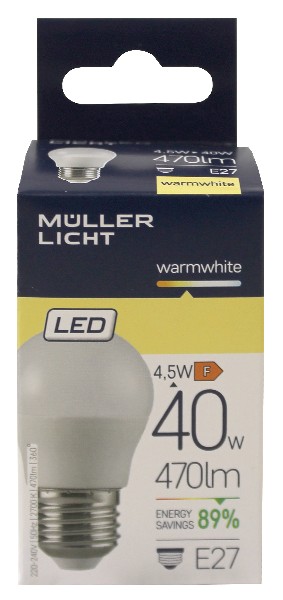 [172633] KUGEL,LED-SMD,E27,4,5W,SB