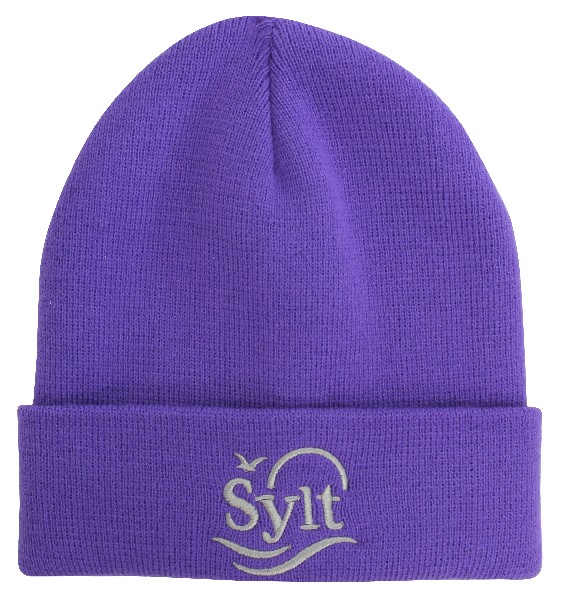 STRICKMÜTZE,SYLT,LILA