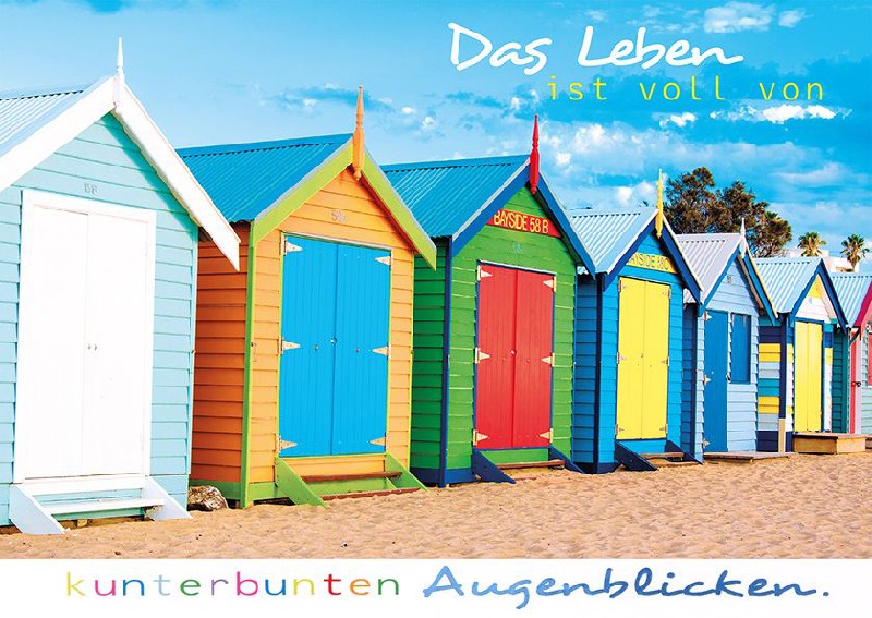 POSTKARTE STRANDHÄUSER