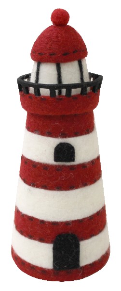 FILZ LT.ROT/WEIß 21X8,5CM