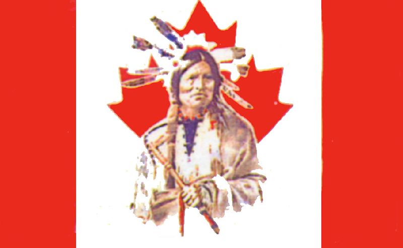 H-FL.KANADA INDIAN 90X150