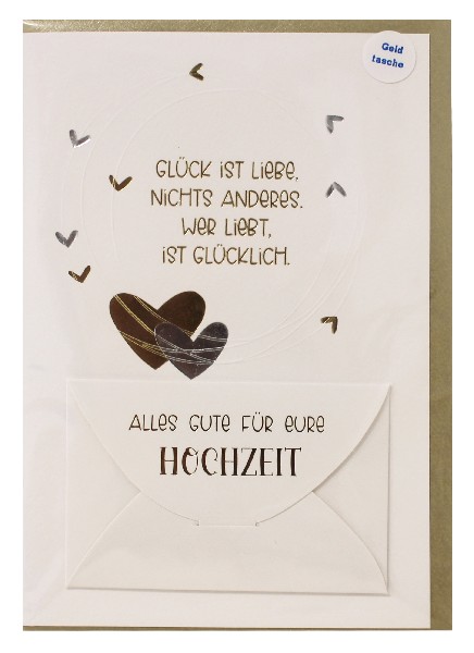 [283930] KARTE,ZUR HOCHZEIT, GELD