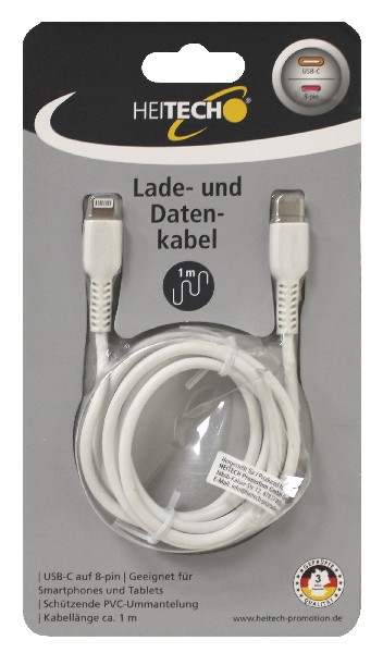 LADEKABEL USB C/8-PIN, SB