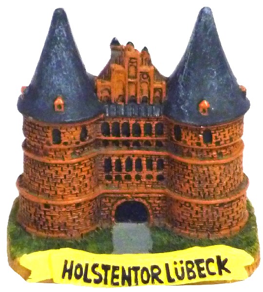 LÜBECK,HOLSTENTOR 6CM