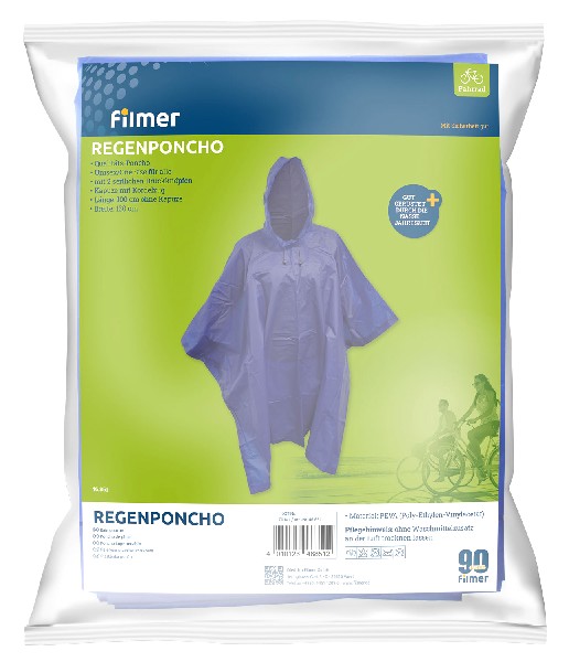 [510528] REGENPONCHO, GUT, BLAU 1M