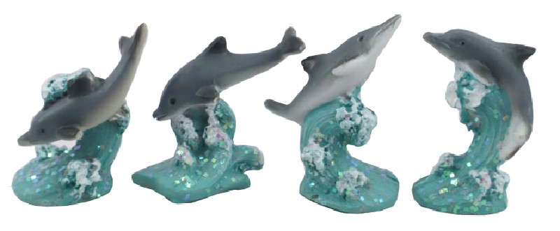 DELFINE GRAU/GLITZ.4CM,4F
