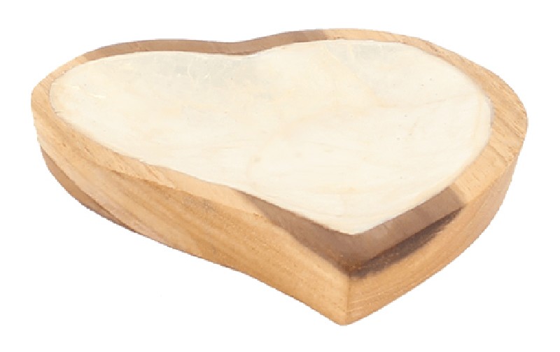 SEIFENSCHALE,HOLZ/HERZ