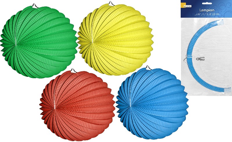 [529721] LATERNE,RUND,25CM,4FA.SB