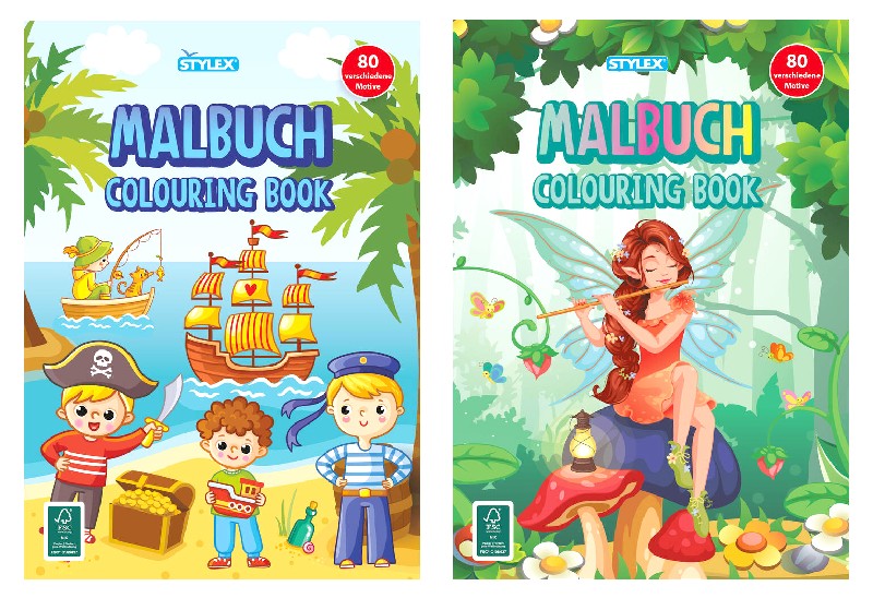 MALBUCH A4,80SEITEN,4FA.