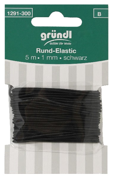[110519] GUMMIKOR.ELAST.5M SCHW.SB