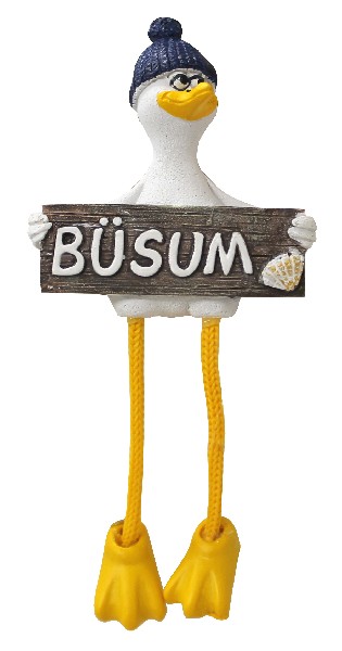 MAGN.MÖWE,SCHILD/BÜSUM