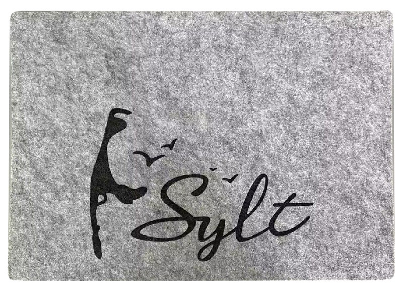 [548104] TISCHSET,FILZ,GRAU,SYLT