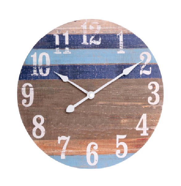 WANDUHR,HOLZFARBEN,30CMD