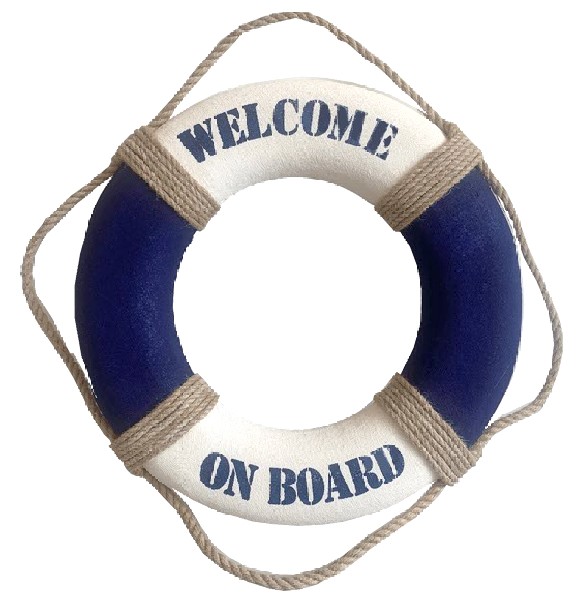 R-RING 50CM BLAU/WEISS
