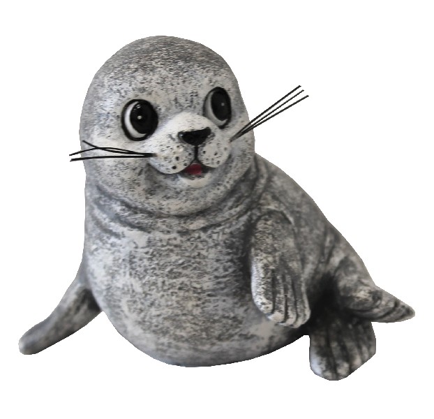 SEEHUND,GRAU,11CM,2FA.SO