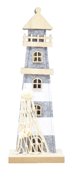 [393596] LT.FILZ/HOLZ,GRAU,22CM