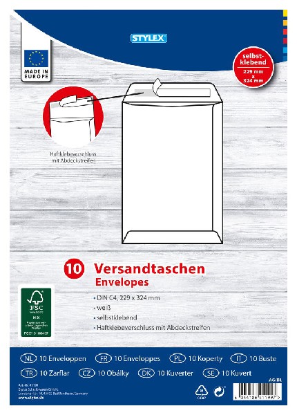 [277376] VERSANDTASCHEN C4/HK 10ER