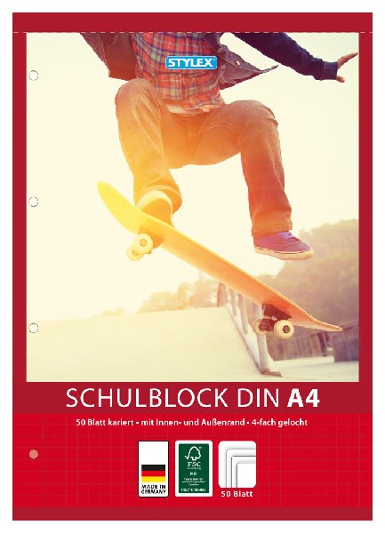 [221236] BLOCK A4/50 BL.GEL. KAR.