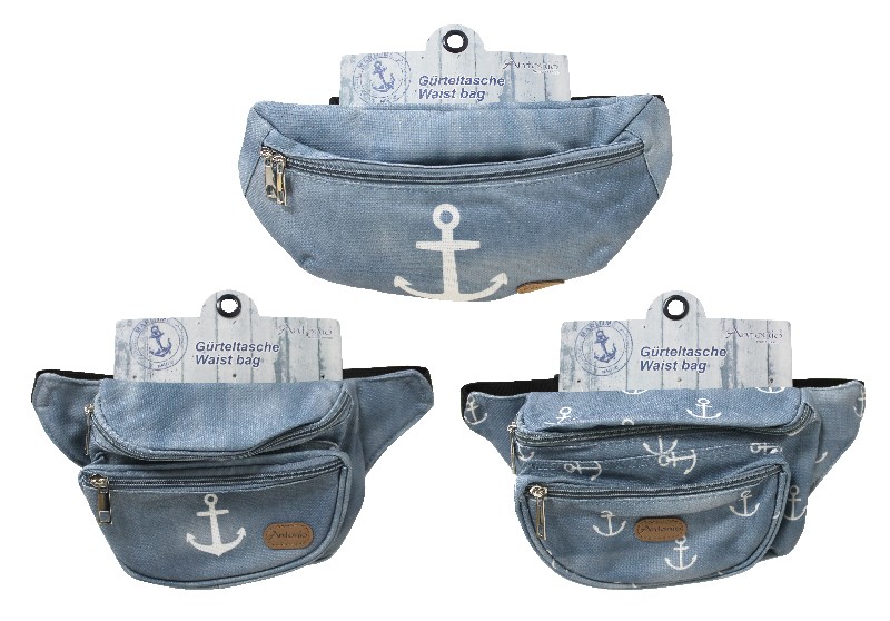 BAUCHTASCHE,MARITIM,3FA.
