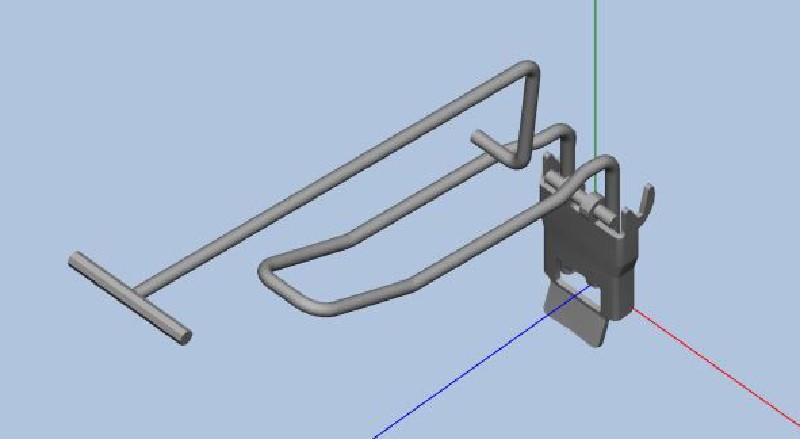 DOPPELHAKEN 120MM+ARM