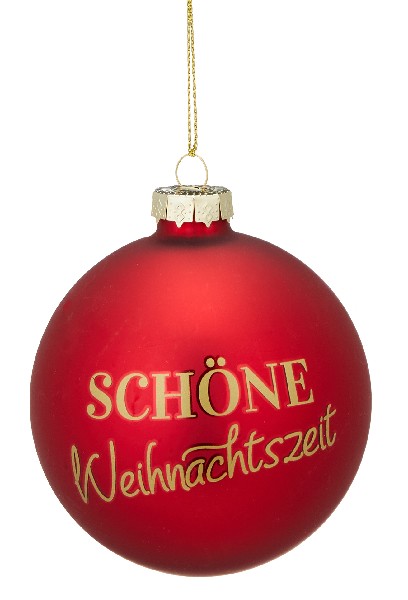 [47051] BAUMKUGEL 8CM MIT SPRUCH