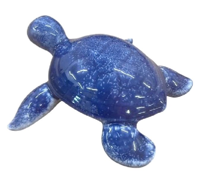 SCHILKRÖTE,BLAU,15X14CM