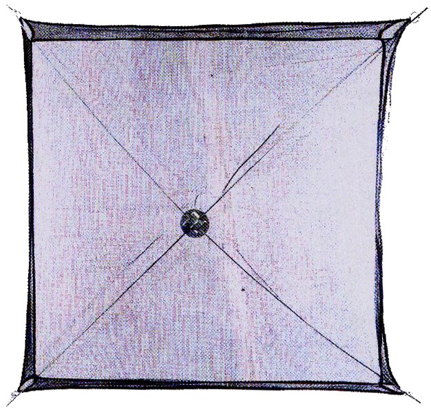 SENKE 105X105 CM SCHWARZ