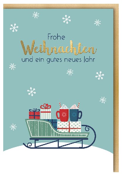 WEIHN.-NEUJAHRS KARTE