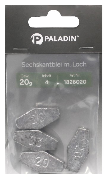 [595302] SECHSKANTBLEI+LOCH20G SB