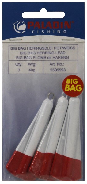 [595924] HERINGSBLEI ROT/WE.40G SB