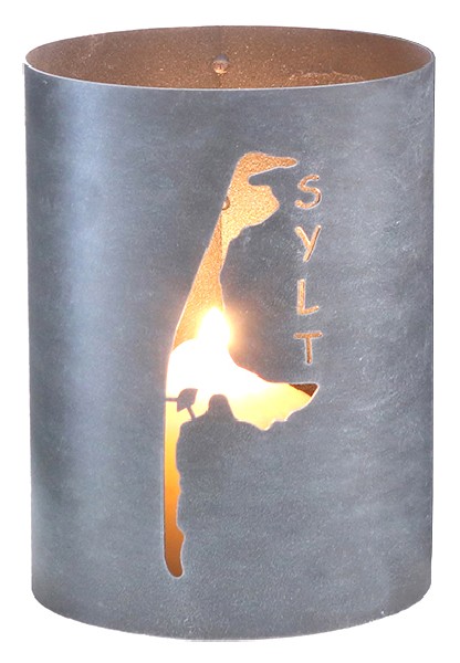 WINDLICHT,SYLT,GRAU 27CM