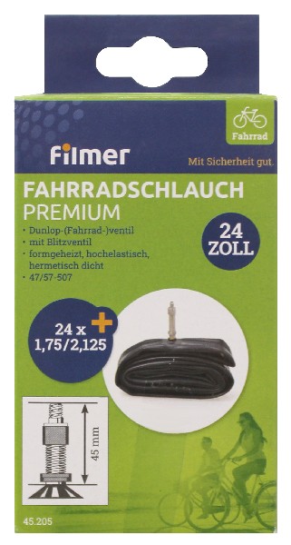 [612122] FAHRRADSCHLAUCH,24X175 SB