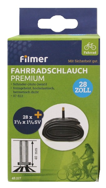 FAHRRADSCHLAUCH,28X175 SB