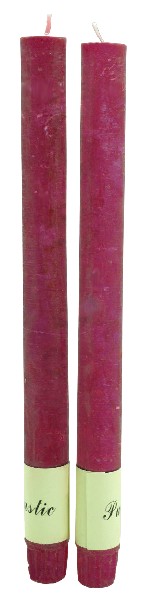 STABKERZE 27CM ROT
