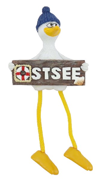 MAGN.MÖWE,SCHILD/OSTSEE