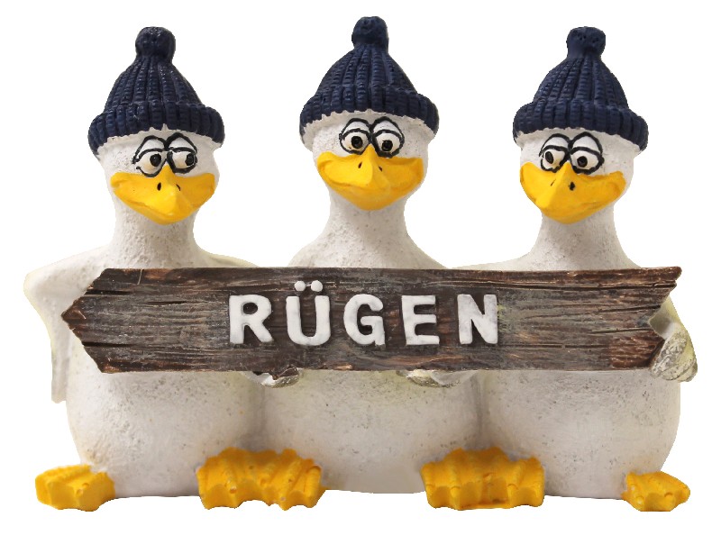 MÖWE(3)SCHILD,9CM,RÜGEN