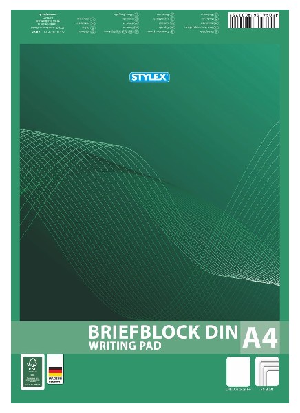 SCHREIBBLOCK A4/50 BL.UNL