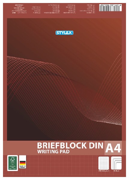[221155] SCHREIBBLOCK A4 50BL. KAR