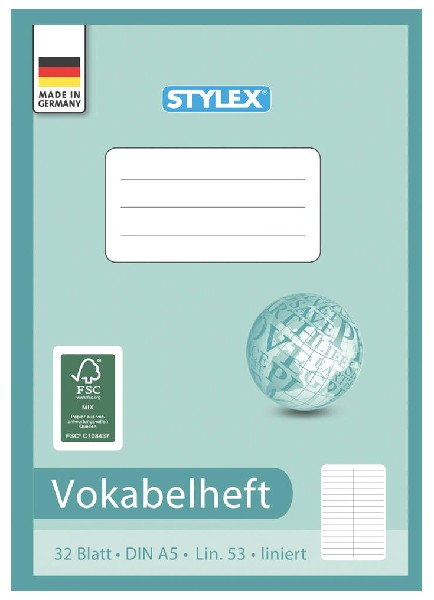 VOKABELHEFT A5/32 BLATT