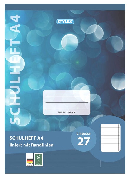 [220827] SCHULHEFT A4 LINEATUR 27