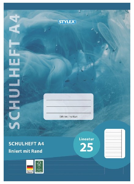 [220825] SCHULHEFT A4 LINEATUR 25